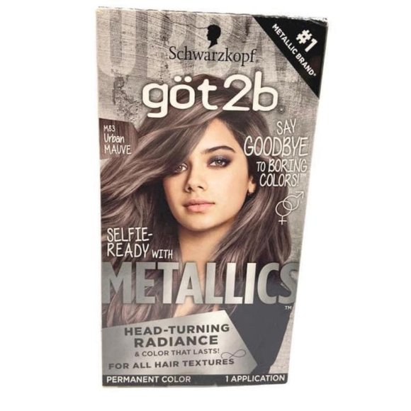 Urban Mauve - Metallics - sealed box - Schwarzkopf Got2b permanent color hair dy - Picture 1 of 4